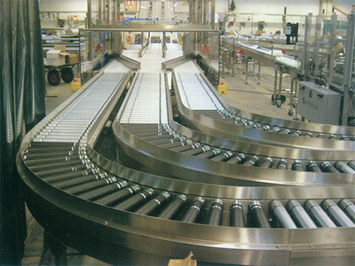 不銹鋼灌裝滾筒輸送線